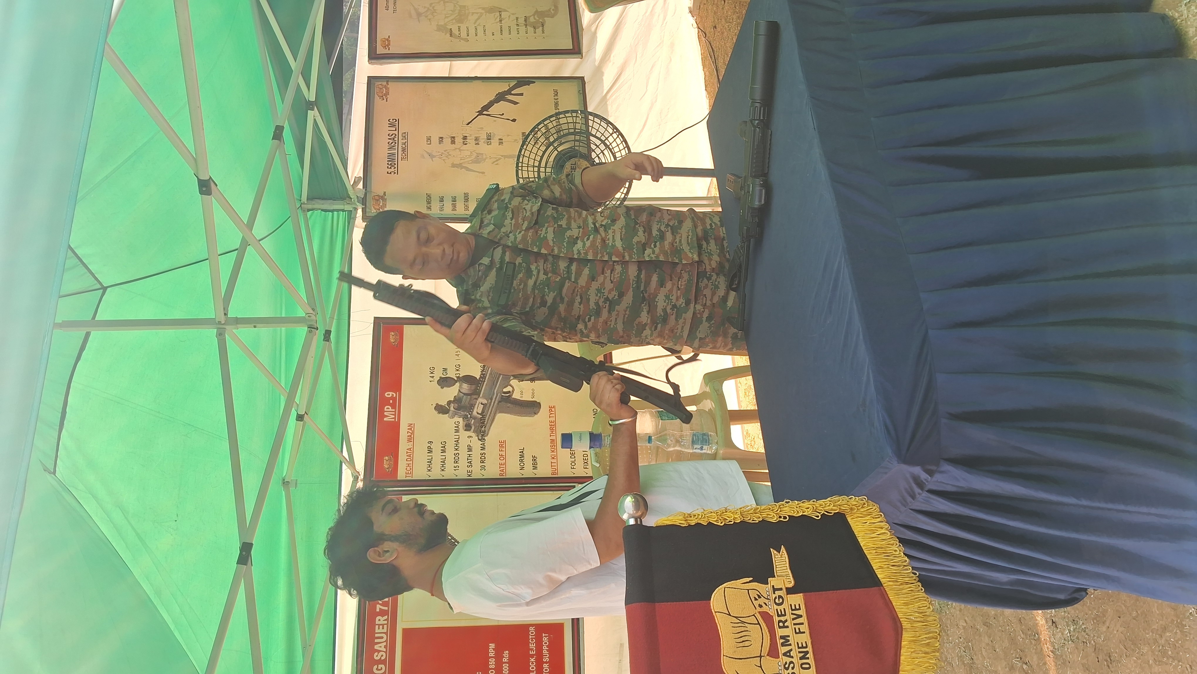 Indian Army Weapons Display