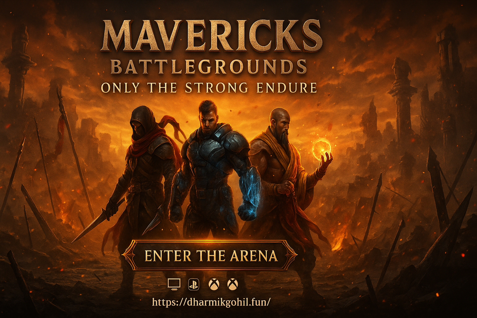 Mavericks Battlegrounds Platform Showcase - Best Game Available on Multiple Platforms by Dharmik Gohil